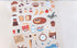 Suatelier Sonia PVC GOOD MORNING Transparent Stickers Getting Ready Stickers Breakfast Stickers Egg Stickers Toast Stickers | 1123