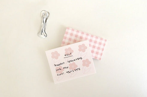 Suatelier Planner SAKURA Sticky Notes Flower Sticky Notes PINK Sticky Notes | 1931