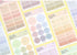 PAPERIAN MESSAGE ORANGE Color Palette Stickers Square Stickers Rectangle Stickers Budgeting Stickers Color Coordinated Sticker | M1