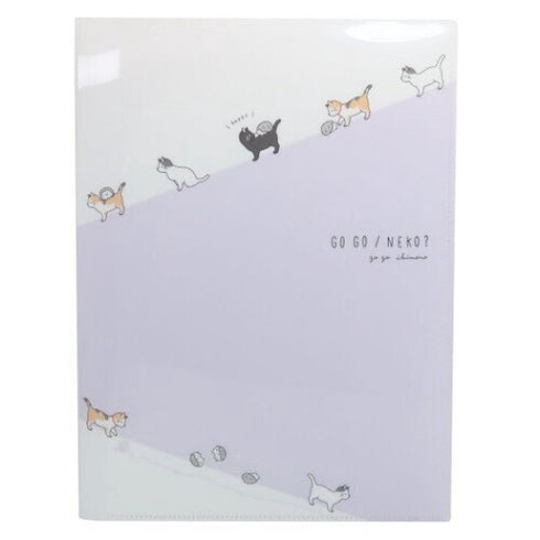 Crux A4 GoGo Ikimono SANRIOKI 10 Pocket Index Clear Folder Pocket Folder Paper Organization