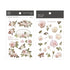 MU Lifestyle Print-On Stickers Rub-On Stickers Transfer Stickers Translucent Stickers 034 | Rose La VIe En