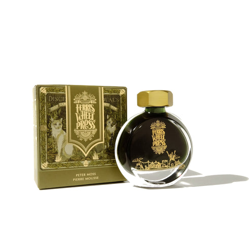 Ferris Wheel Press PETER MOSS Fountain Pen Ink Dip Pen Ink Calligraphy Ink Bottle Ink | 38ml