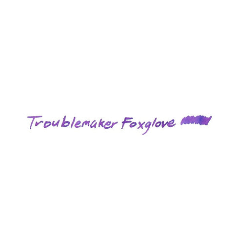 TROUBLEMAKER Ink FOXGLOVE SHADING Fountain Pen Ink Handmade Dip Pen Ink Hand Crafted Bottle Ink | 60ml