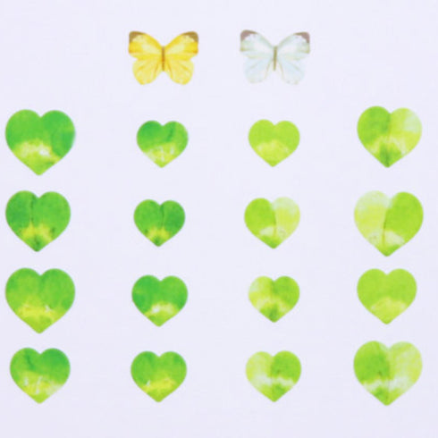 CLOVER Good Luck | Bande Washi Tape Masking Tape Sticker Roll BDA253 200 Stickers