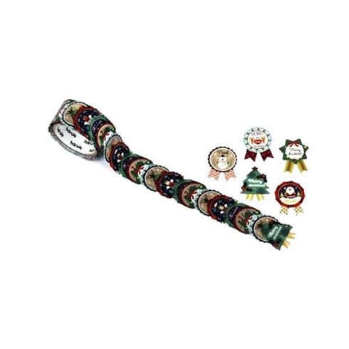HOLIDAY PRIZE Christmas | Bande Washi Tape Masking Tape Sticker Roll BDA576 200 Stickers