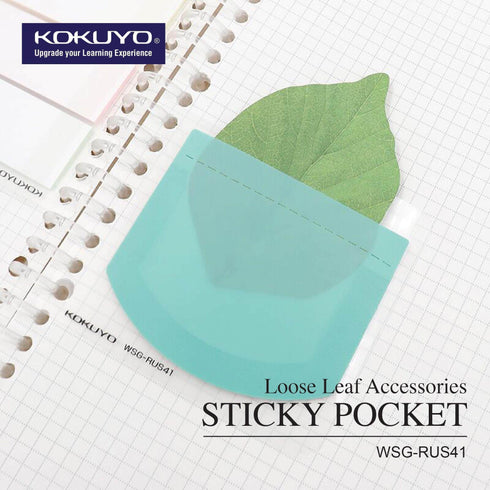 Kokuyo 2Way STICKY Pocket For Kokuyo Smart Ring Binder Index Tabs 2Way Accessories | WSG-RUS41
