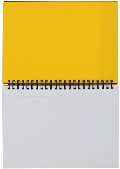 Maruman Mnemosyne A5 BLANK Inspiration Notebook 80 gsm A5 Landscape Spiral Notebook Maruman A5 Landscape Notebook | 70 Pages N183A