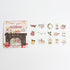 BGM Premium Die-Cut Flake Stickers Holiday Ornaments Holiday Wreath Christmas Mantle | FGLC008
