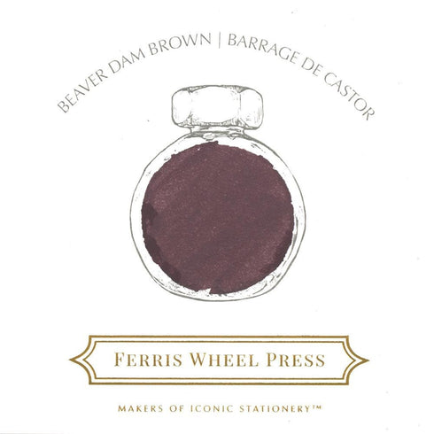 Ferris Wheel Press BEAVER DAM Fountain Pen Ink Dip Pen Ink Calligraphy Ink Bottle Ink | 38ml
