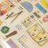 Kamio Japan Stickers Japan STATIONERY Fountain Pen Ink Bottle GOLD FOIL Stickers Watercolor Stickers | 729224