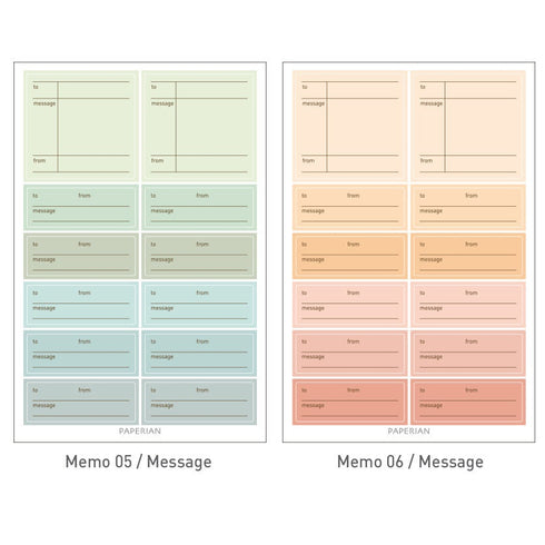 PAPERIAN MESSAGE ORANGE Color Palette Stickers Square Stickers Rectangle Stickers Budgeting Stickers Color Coordinated Sticker | M1
