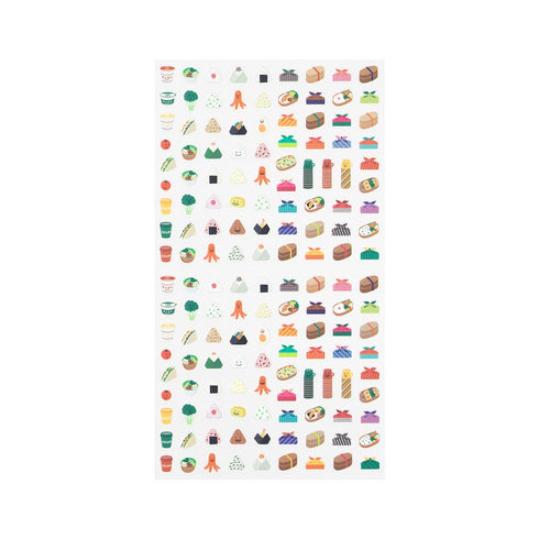 Midori Seal Collection Achievement Food Treat Prize Planner Stickers Removable Sticker | 2383