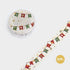 BGM Holiday Banner Christmas Banner Red & Green Banner GOLD FOIL Washi Tape