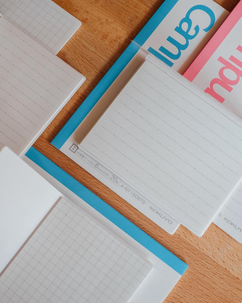 Kokuyo CAMPUS 6mm B Ruled HORIZONTAL Sticky Pads Index Sticky Notes Planner Sticky | NT150BTB