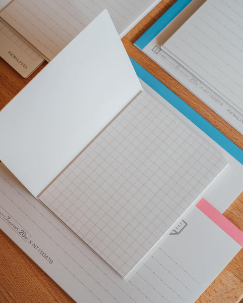 Kokuyo CAMPUS 6mm B Ruled HORIZONTAL Sticky Pads Index Sticky Notes Planner Sticky | NT150BTB