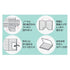 Kokuyo CAMPUS 6mm Dotted Line VERTICAL Sticky Pads Index Sticky Notes Planner Sticky | NT100BTS