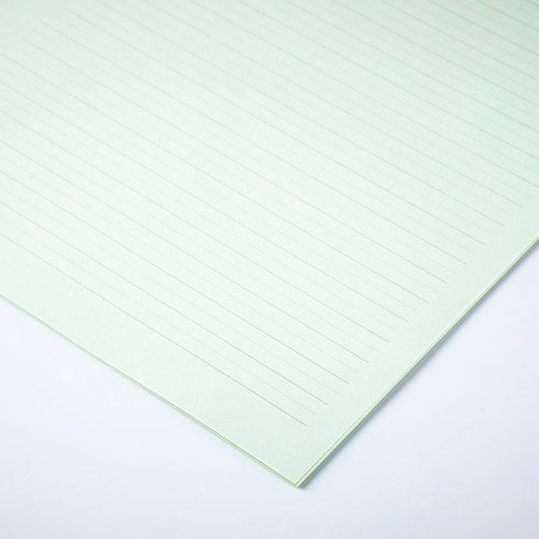 Oguno B6 MAHORA MINT Green 5mm Ruled Light Suppressing Notebook Reduced Glare Paper Developmental Disabilities Good Design Award | OGN-M311