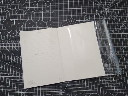 B6 CLEAR PP Cover B6 Notebook Cover Adjustable Planner Fits B6 Papermood Planner | 316mm x 190mm