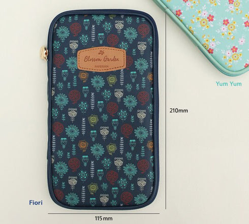 PAPERIAN DRAWER POUCH Pen Case Pencil Case Zippered Case Storage Case Durable Pen Case Vegan Leather Fabric | 115 X 210 X 20mm