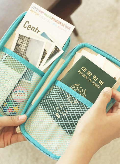 PAPERIAN DRAWER POUCH Pen Case Pencil Case Zippered Case Storage Case Durable Pen Case Vegan Leather Fabric | 115 X 210 X 20mm