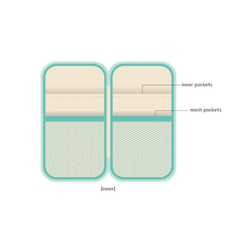 PAPERIAN DRAWER POUCH Pen Case Pencil Case Zippered Case Storage Case Durable Pen Case Vegan Leather Fabric | 115 X 210 X 20mm