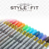 Uni Style Fit Signo 0.38mm Gel Multi Pen Refill Gel Pen Refill 16 Colors | UMR-109-38