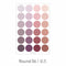 PAPERIAN BURGUNDY ROUND Color Palette Stickers Round Stickers Blank Stickers Circle Stickers Color Coordinated Sticker | R06