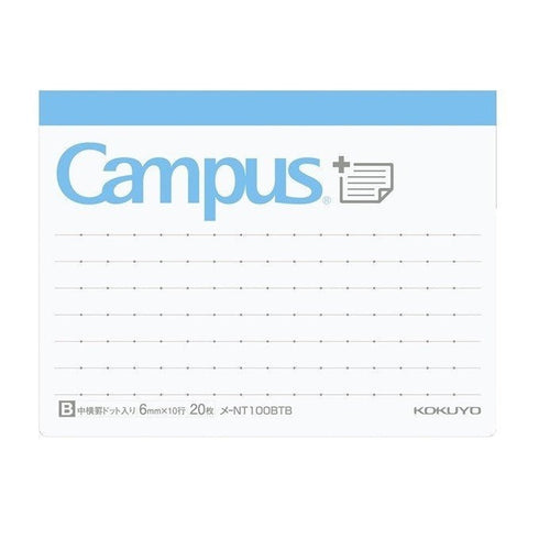 Kokuyo CAMPUS 5mm GRID VERTICAL Sticky Pads Index Sticky Notes Planner Sticky | NT100S5