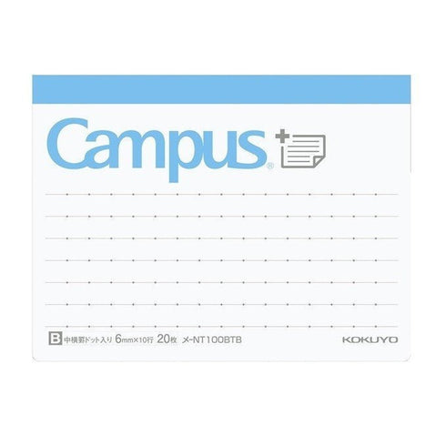 Kokuyo CAMPUS 6mm B Ruled HORIZONTAL Sticky Pads Index Sticky Notes Planner Sticky | NT150BTB