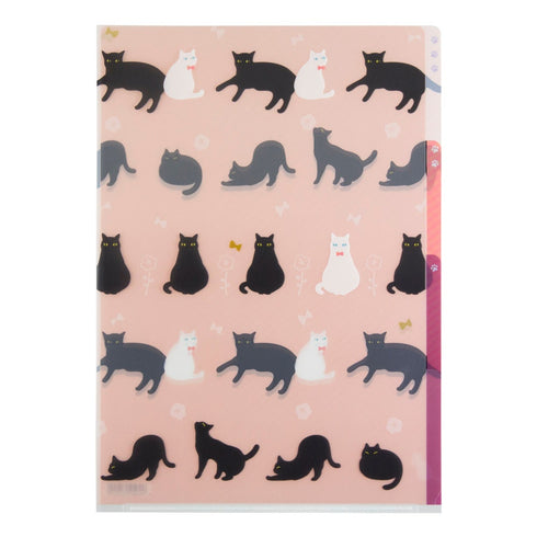 Midori MD A4 3 Pocket Clear Folder | Cat