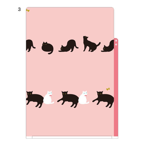Midori MD A4 3 Pocket Clear Folder | Cat