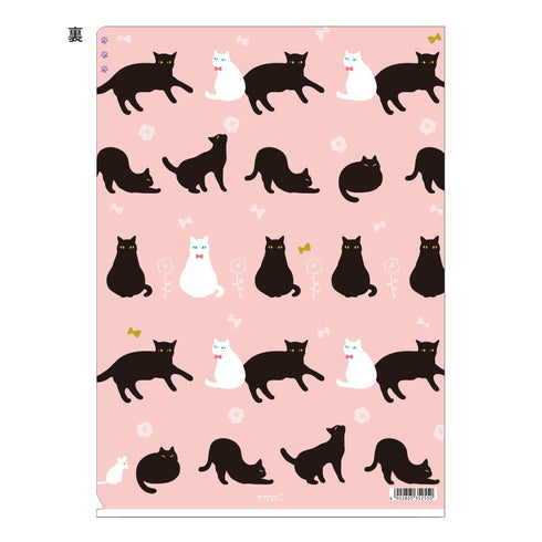 Midori MD A4 3 Pocket Clear Folder | Cat