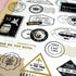 Mind Wave Seals TRAVEL STAMP Vintage Stamps Retro Stamps Ephemera Stamps Stickers Seals Bujo Tiny Stickers | 80879