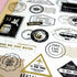 Mind Wave Seals TRAVEL STAMP Vintage Stamps Retro Stamps Ephemera Stamps Stickers Seals Bujo Tiny Stickers | 80879