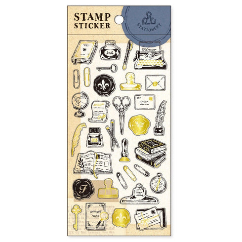 Mind Wave Seals STATIONERY STAMP Vintage Stationery Retro Stationery Ephemera Stamps Fountain Pen Ink Bottle Stickers Seals Bujo | 80880