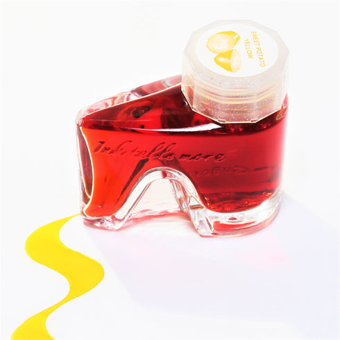 BUNGUBOX Japan SWEET POTATO Yellow (Orange) Sheening Fountain Pen Ink Dip Pen Ink Bottle Ink | 30ml