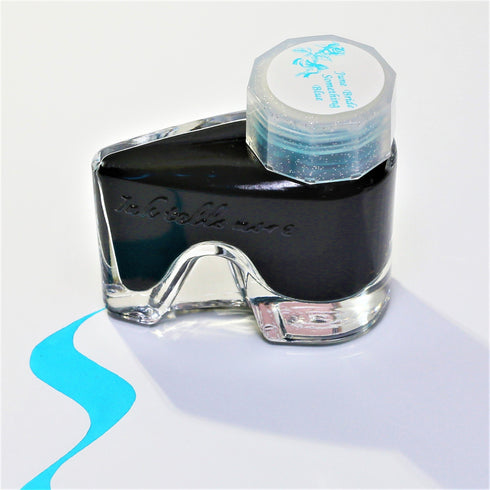 BUNGUBOX Japan JUNE BRIDE Something Blue Sheening Fountain Pen Ink Dip Pen Ink Bottle Ink | 30ml