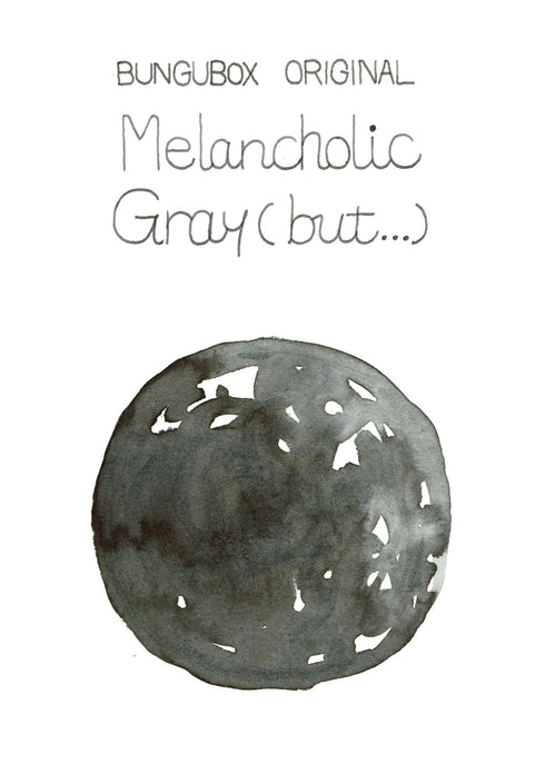 BUNGUBOX Japan MELANCHOLY GRAY but...Sheening Fountain Pen Ink Dip Pen Ink Bottle Ink | 30ml