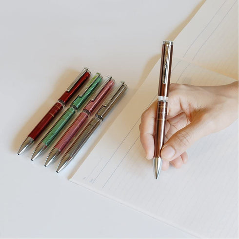 Uni Style Fit Meister GREEN Metal 3 Color GEL Multi Pen Pen Body Rotation Body Multi Body | UE3H1008
