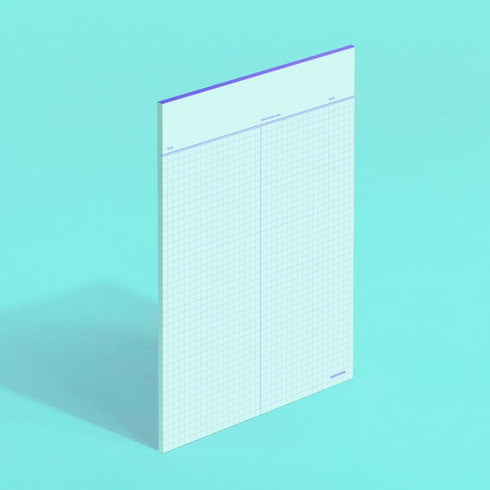 MoteMote B5 GRID Indy Pink 100gsm Note Paper Squared | 40 Sheets