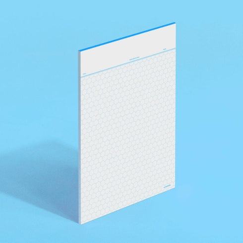 WHITE MoteMote B5 GRID 100gsm Note Paper Squared | 40 Sheets