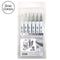 Kuretake Zig Clean Color Real BRUSH COOL GRAY 6 Color Set | Rb-600AT/6VB