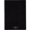 Kokuyo B5 Soft Ring NATURAL Series BLACK Notebook Dotted Line 7mm Rule Eco Friendly Notebook Sustainable Notebook | 80 Sheets SV608A