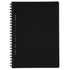 Kokuyo B5 Soft Ring BUSINESS Series BLACK 6mm Dotted Ruled Notebook Eco Friendly Notebook | 70 Sheets SV407B
