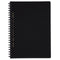 Kokuyo A5 Soft Ring BUSINESS Series BLACK 6mm Dotted Line Notebook Sustainable Notebook | 70 Sheets SV437B