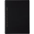 Kokuyo A5 Soft Ring BUSINESS Series BLACK 6mm Dotted Line Notebook Sustainable Notebook | 70 Sheets SV437B