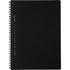 Kokuyo B5 Soft Ring BUSINESS Series BLACK 6mm Dotted Ruled Notebook Eco Friendly Notebook | 70 Sheets SV407B