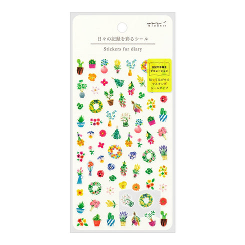 Midori ANIMALS CAT Dog Squirrel Sticker for DIARY Series Stickers Washi Tape Stickers Repositionable Stickers Tiny Stickers Bujo | 2567