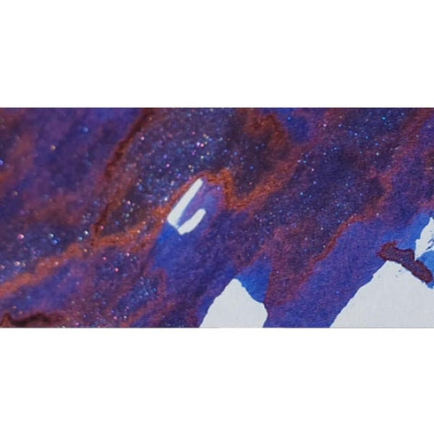 Dominant Industry Ink MILKY WAY BLUE Glitter Fountain Pen Ink Handmade Dip Pen Ink Hand Crafted Bottle Ink | 25ml