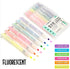 Dianshi RETRACTABLE MACAROON Color Highlighter Set Refillable Highlighter Set Eco Conscious Four Series Six Pen Set 24 Colors | DS-805S